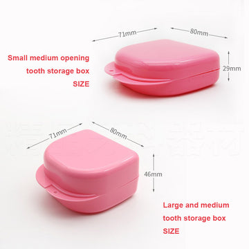 Small medium opening tooth storage box
Size: 8*7.1*2.9