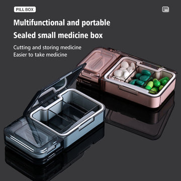 Multifunctional and Portable Sealed Small Medicine Box