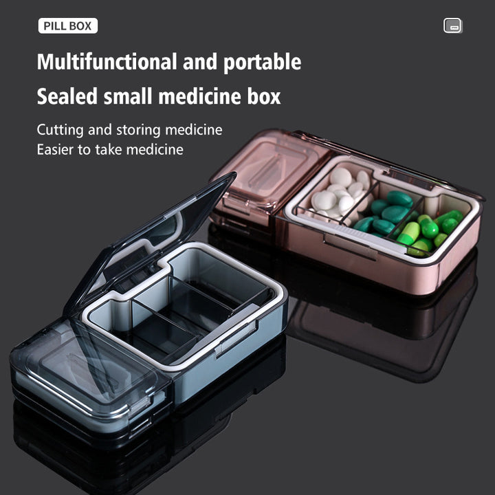 Multifunctional and Portable Sealed Small Medicine Box