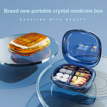 Brand new portable crystal medicine box