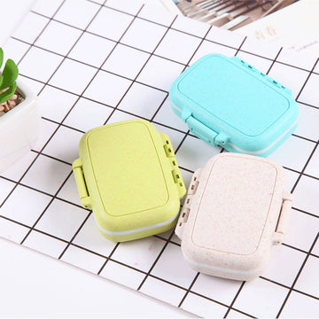 Small Cute 3 Compartment Medicine Box