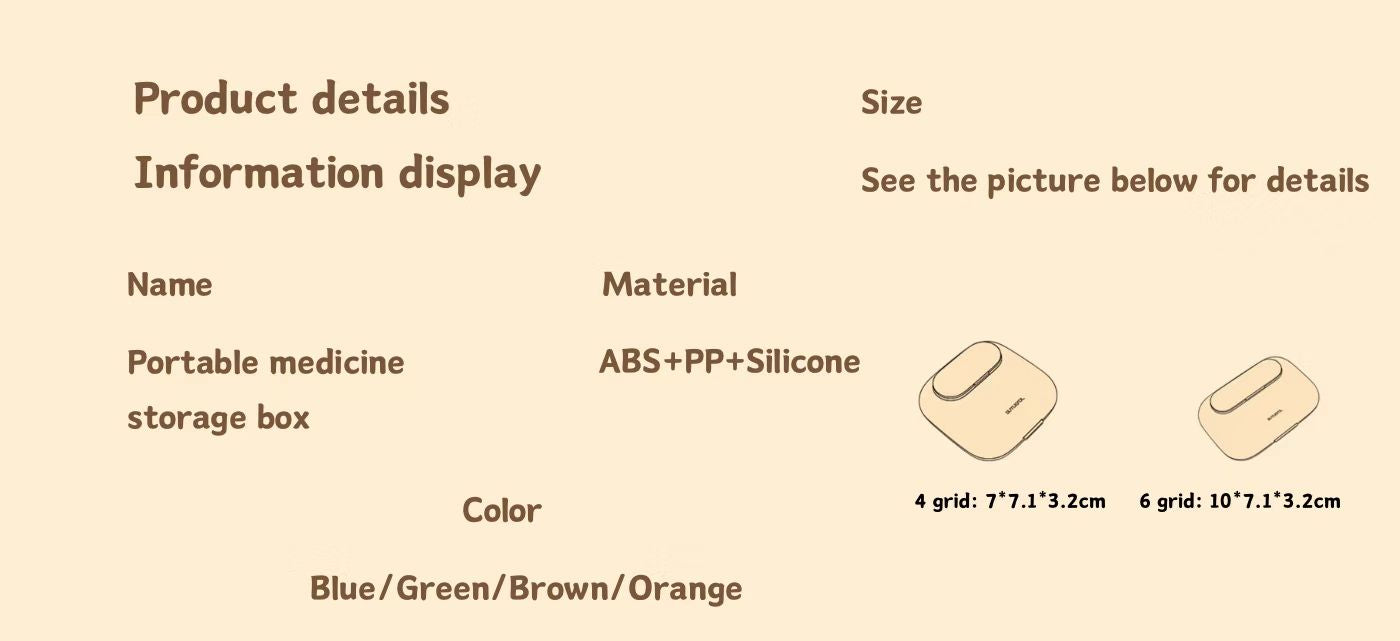 Portable Medicine Storage Box