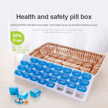 Health and safety pill box