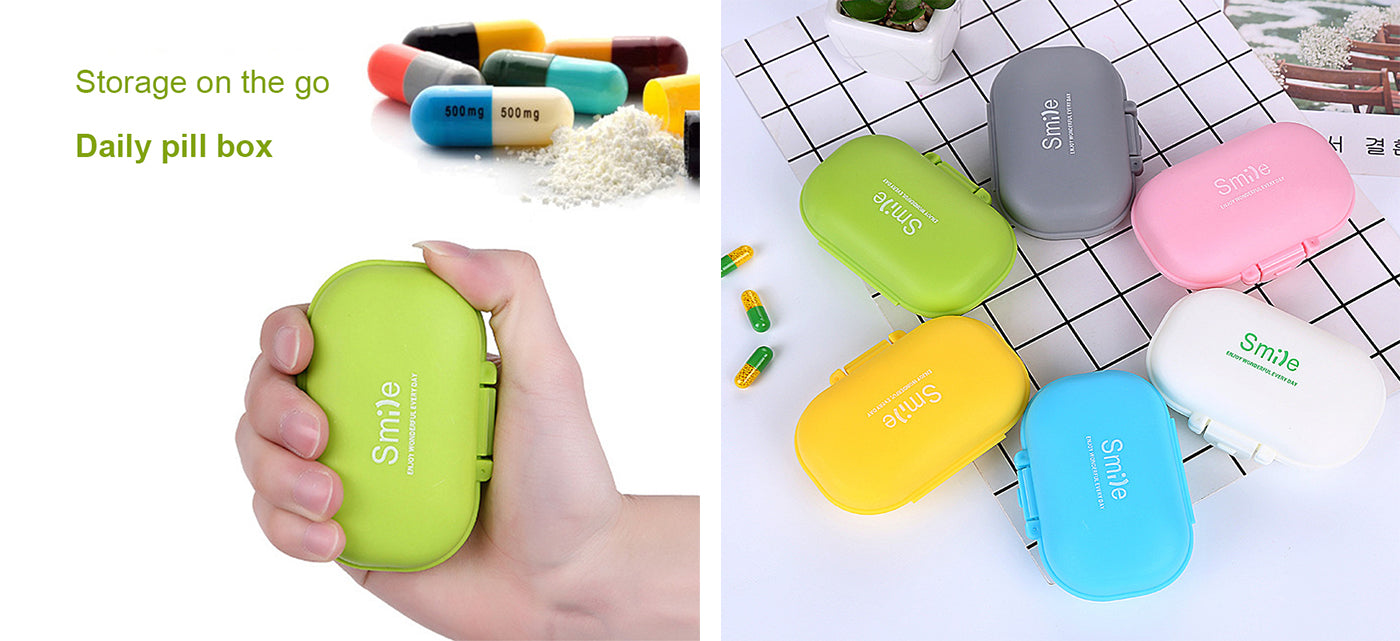 Small Eco-friendly Daily Pill Box